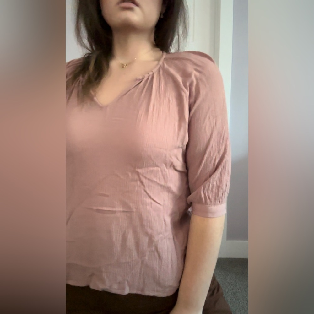 Light pink blouse